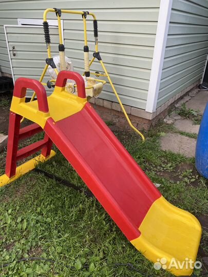 Детская горка пластиковая