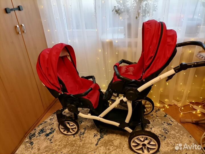 Коляска для двойни 2 в 1