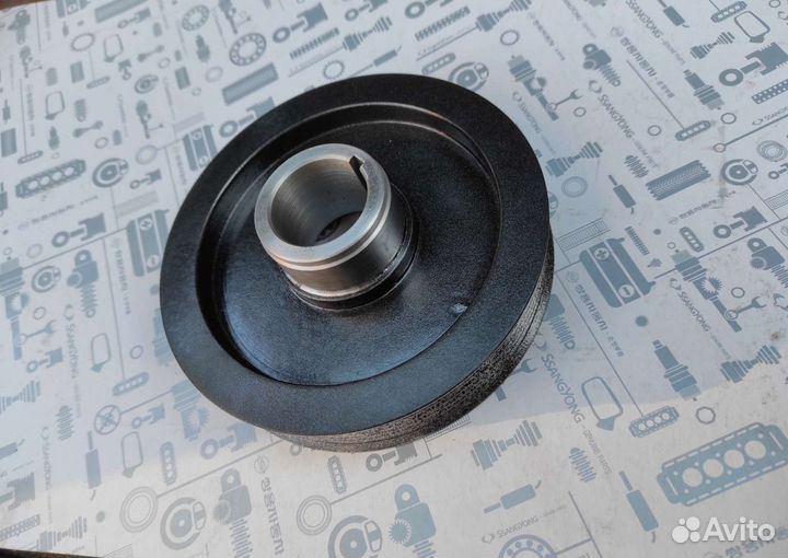 Шкив коленвала нью Актион бензин, G20D