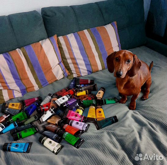 Краска акриловая brauberg