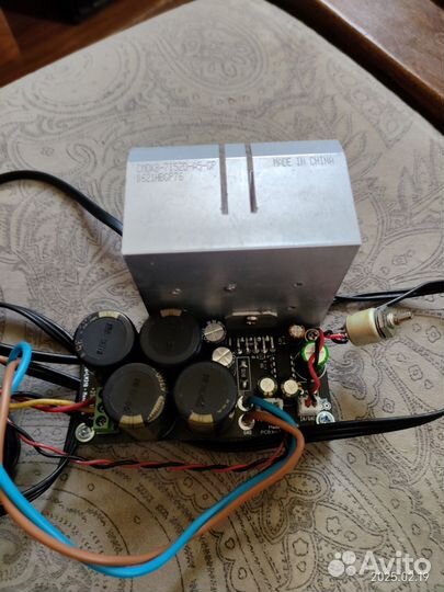 Печатная плата усилителя звука на LM3886+LM318