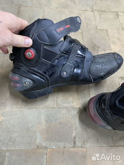 Мото боты 45размер