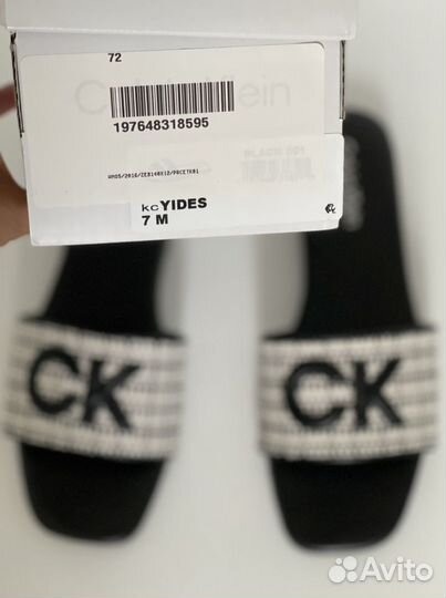 Шлепанцы Calvin Klein оригинал