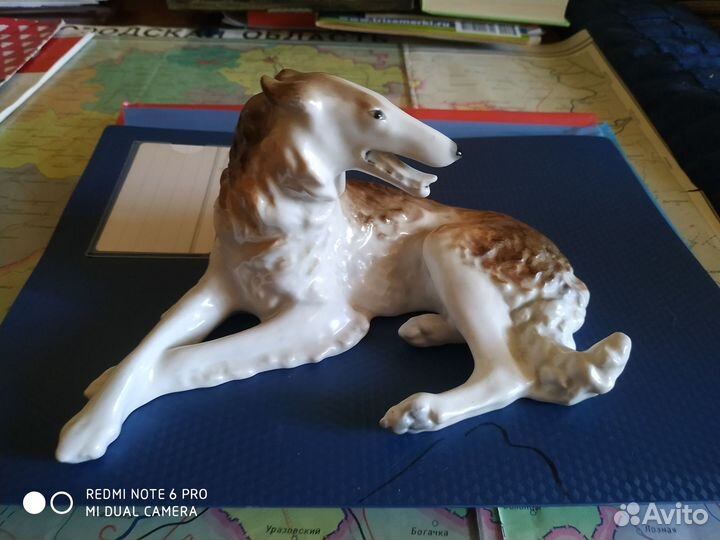 Фарфоровые статуэтки собаки лфз