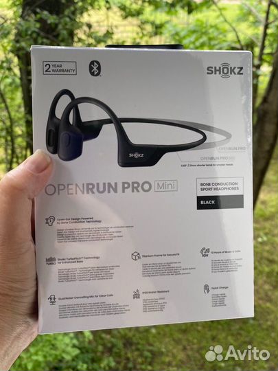 Наушники shokz openrun pro mini черные