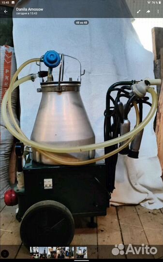 Доильный аппарат для коров