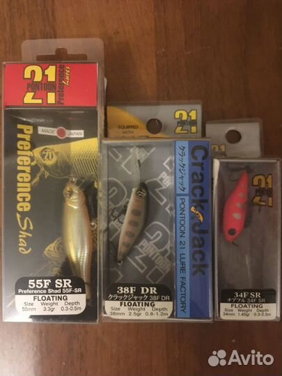 Воблеры pontoon 21