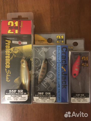 Воблеры pontoon 21