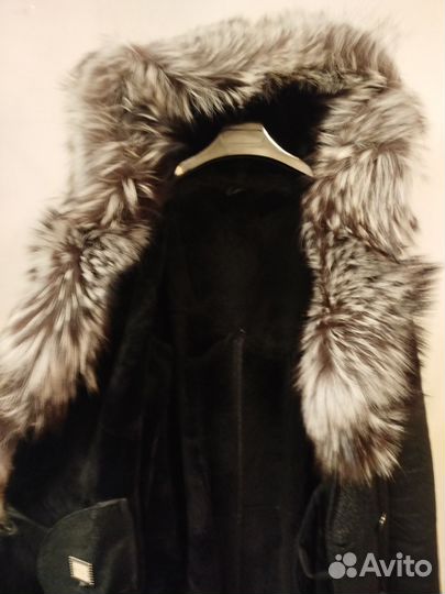 Дубленка натуральная женская с капюшоном