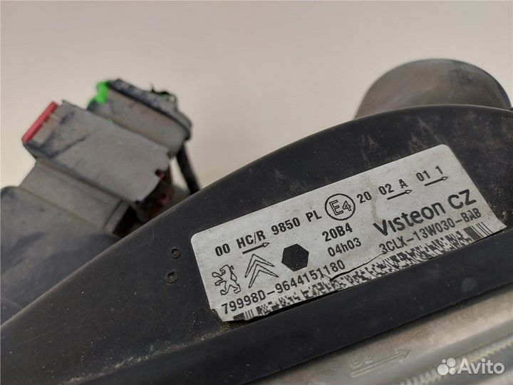 Фара (передняя) Citroen Berlingo, 2004