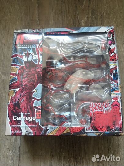 Подвижная фигурка красного Венома (Карнаж)