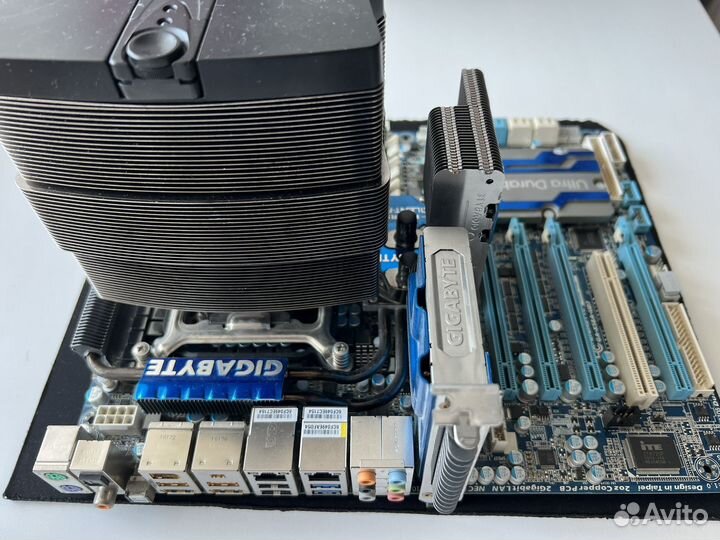 I7 930(4000Мгц), мать GA-X58A-UD7, 24Gb ram