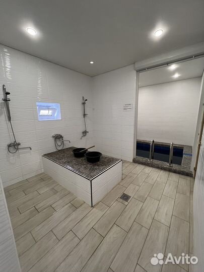 Баня сауна с бассейном