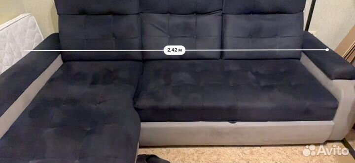Большой угловой диван раскладной