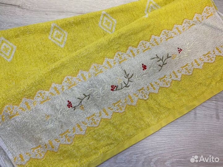 Полотенца банные с дефектами пакетом 6 шт