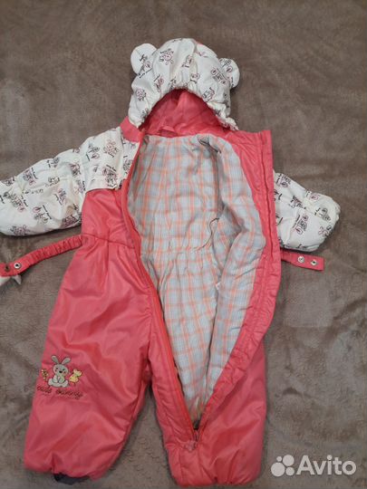 Комбинезон демисезонный для девочки 74
