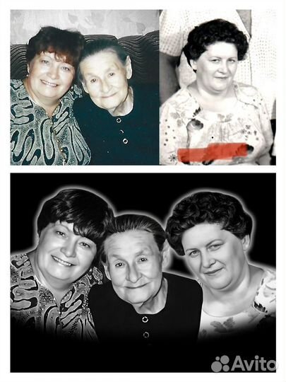 Ретушь фото на памятник