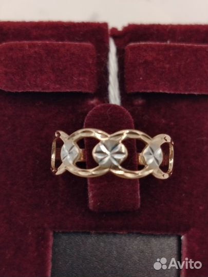 Золотое кольцо 585/ 15,5 р-р