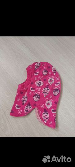 Шапка шлем на 1-3 года