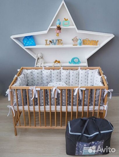 Бортики в кроватку