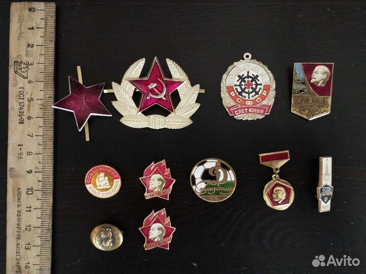 Нагрудные значки, знаки отличия СССР