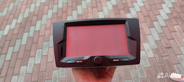 Штатная 2 din магнитола Лада гранта