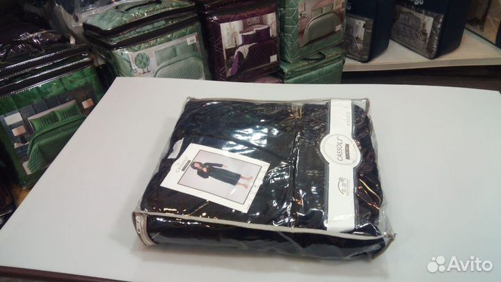 Мужской махровый халат Nusa с капюшоном 52-54 XXL