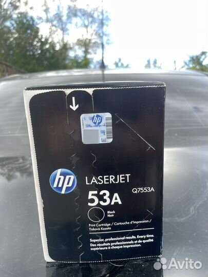 Картридж hp 53А оригинал