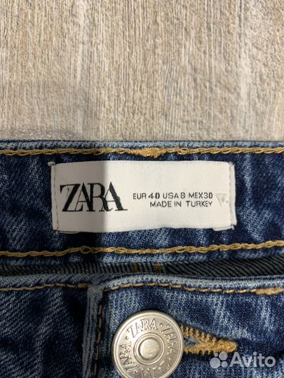 Джинсы Zara 46 48 (38 40) отличное состояние