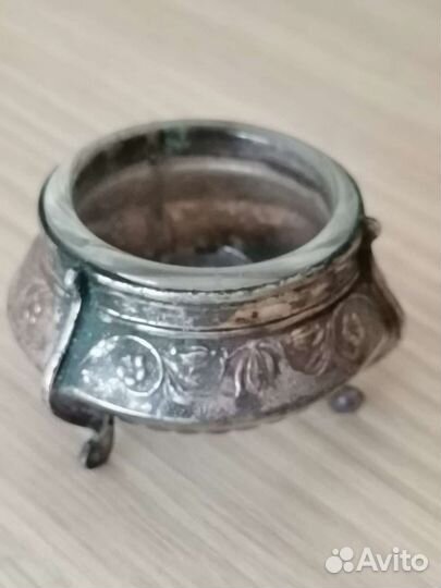 Солонка мельхиор. Винтаж