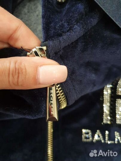 Костюм спортивный велюровый balmain