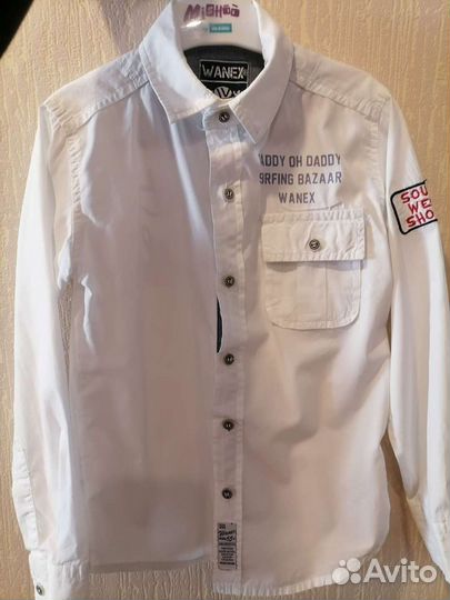 Рубашка/сорочка для школы Wanex р. 122