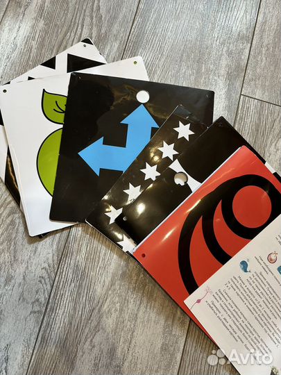 Развивающие карточки для детей O-7 месяцев