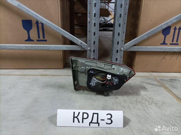 Фонарь правый внутренний Kia Rio 3 QB 2011-2017