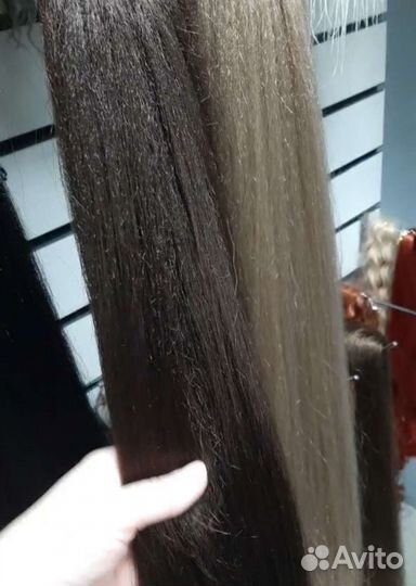 Хвост волосы на резинке