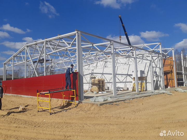 Быстровозводимые ангары склады