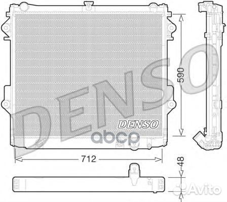 Радиатор toyota land cruiser 200/lexus LX570 2U
