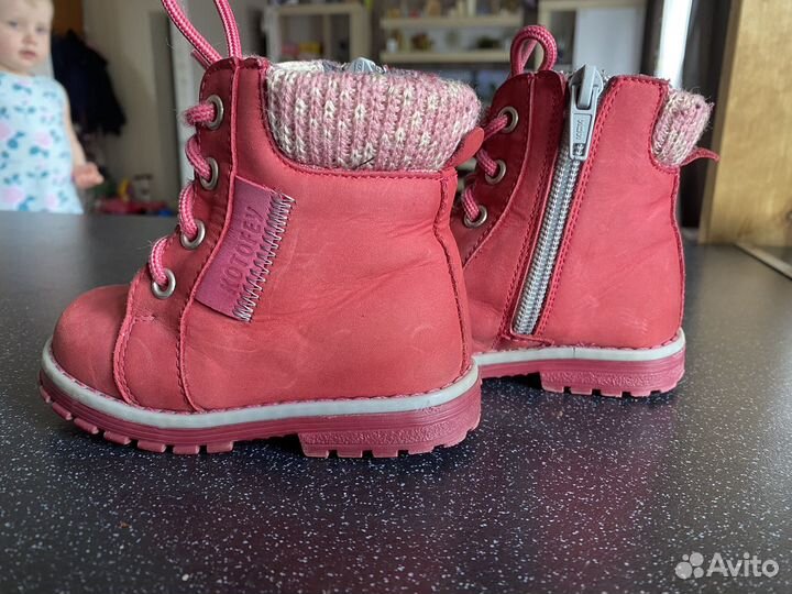 Ботинки для девочки 21 размер