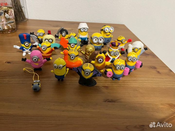 Миньоны из макдональдса 21 шт