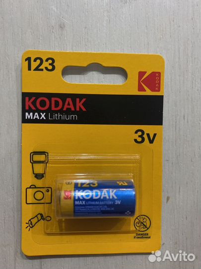 Батарейка cr123a
