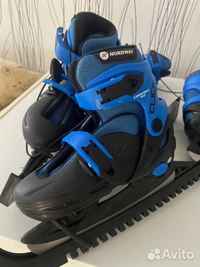 Коньки детские раздвижные 29-32 новые