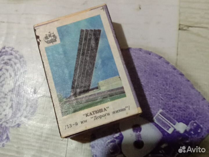 Спички СССР в деревянном коробке