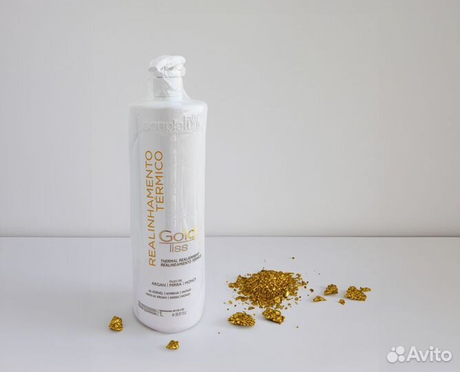Сильный кератин Soupleliss Gold Liss, шаг 2