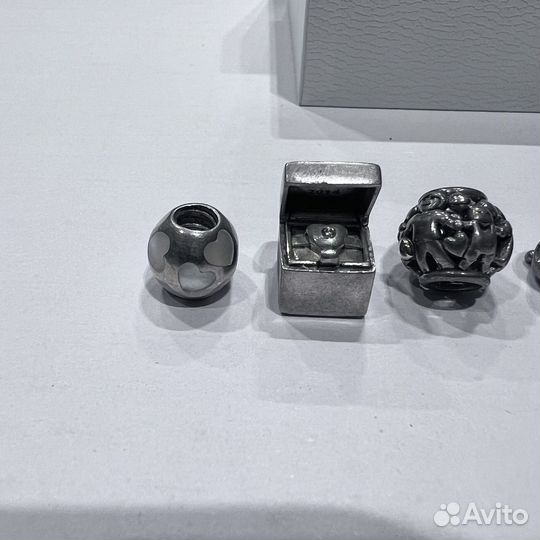 Шармы pandora серебро