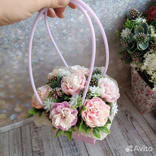 Букет из мыла подарок на 8 марта