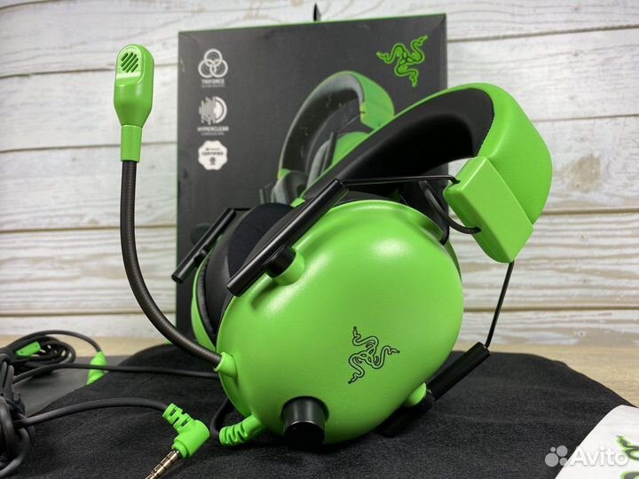 Razer blackshark v2 x (Заленые)