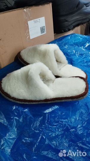 Икеатапочки меховые без задника