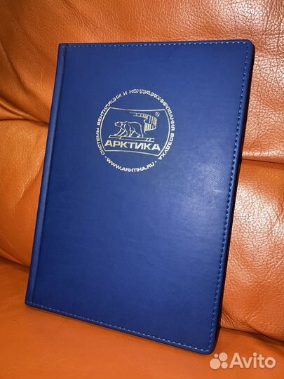 Ежедневник недатированный синий