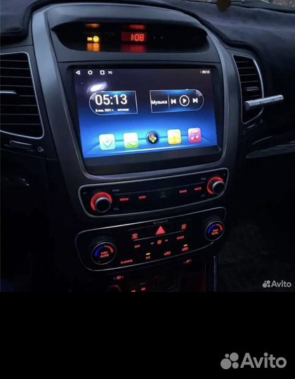 Штатная магнитола андроид KIA sorento prestige