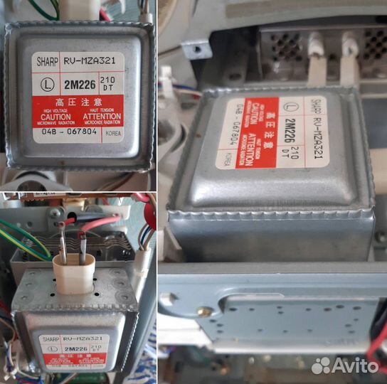 Мотор вращения; др запчасти для свч